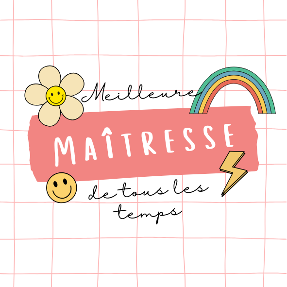 Magnets message - Maîtresse