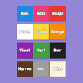 Couleurs – Pack de 12 magnets éducatifs
