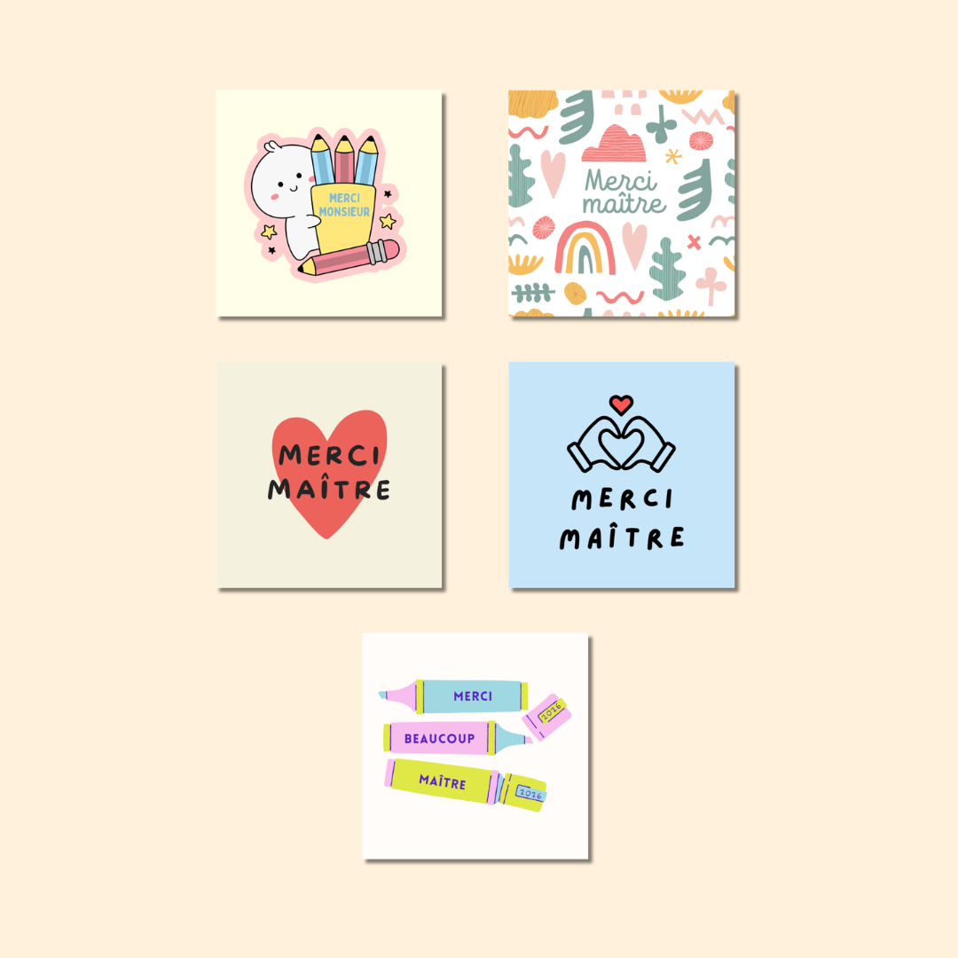 Magnets message - Maître