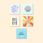 Magnets décoratifs - Eté
