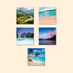 Magnets décoratifs - Paysages