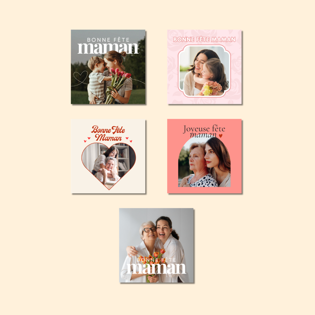 Magnets photos - Fête des mères