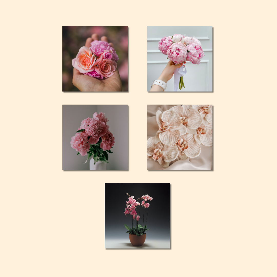 Magnets décoratifs – Fleurs