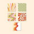 Magnets décoratifs – 70’s Vibes