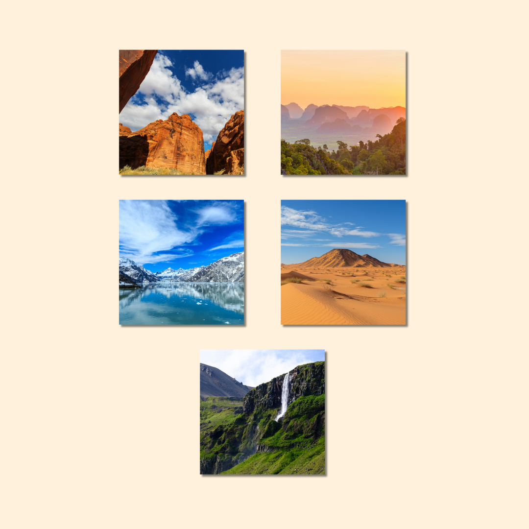 Magnets décoratifs - Paysages