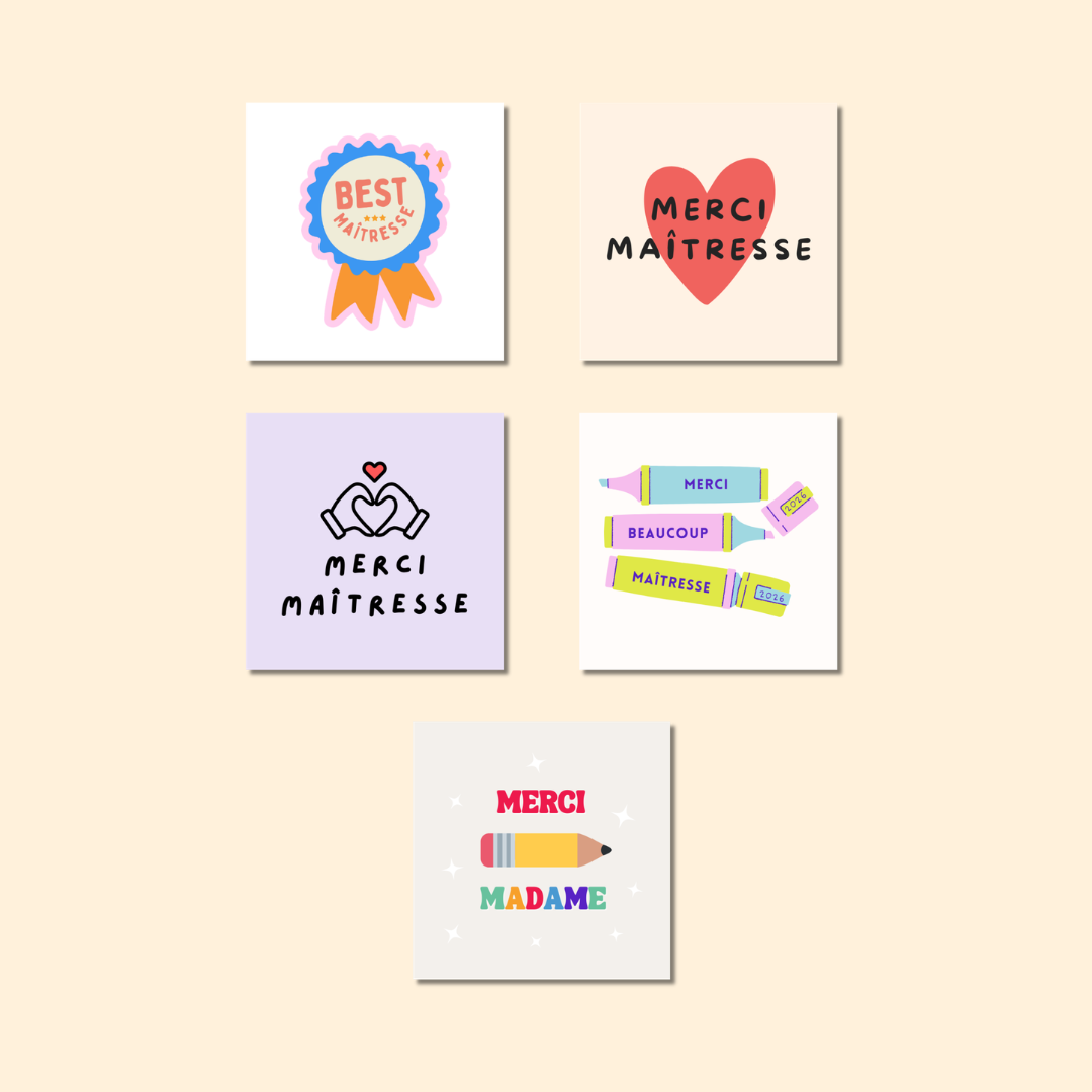 Magnets message - Maîtresse