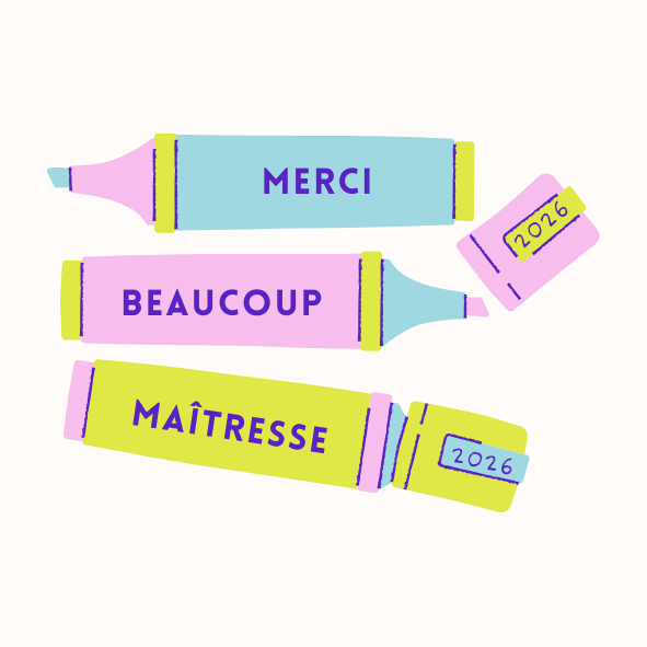 Magnets message - Maîtresse
