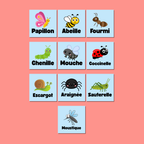 Animaux – Pack de 10 magnets éducatifs