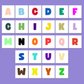Alphabet – Pack de 26 magnets éducatifs (A à Z)