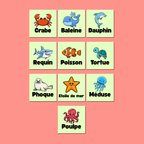 Animaux – Pack de 10 magnets éducatifs