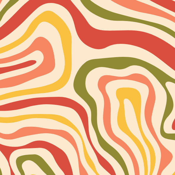 Magnets décoratifs – 70’s Vibes