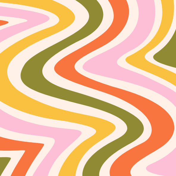 Magnets décoratifs – 70’s Vibes