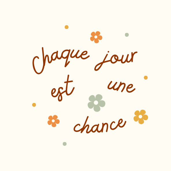 Magnets décoratifs – Phrases positives